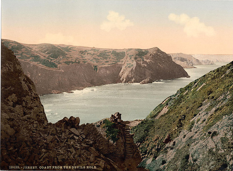 Coast from the Devil's Hole, Jersey