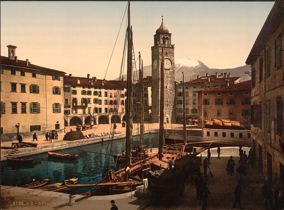 The harbor, Riva, Lake Garda