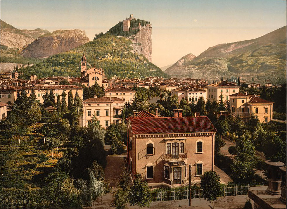 From the south, Arco, Lake Garda