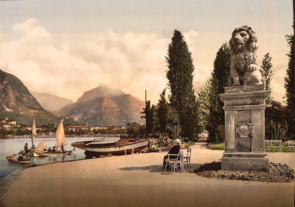Park of Hotel Lido, Riva, Lake Garda
