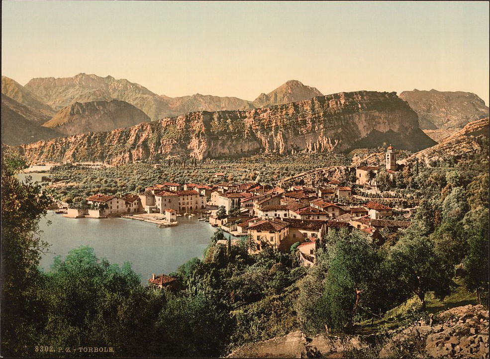 Torbolo general view, Lake Garda, Italy