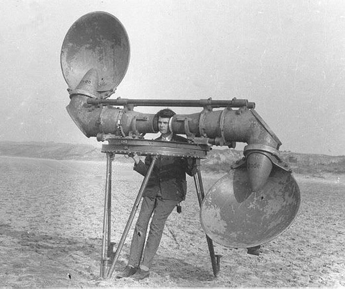 Before The Radars: These Giant Acoustic Horns Were Used To Detect Enemy Aircrafts