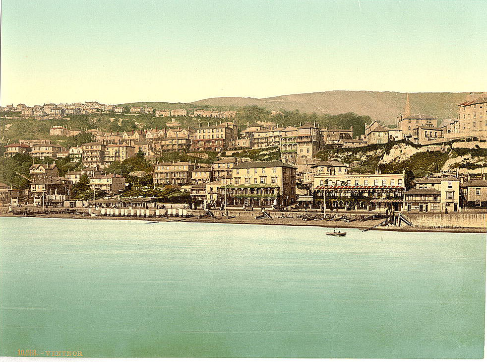 Ventnor, from sea