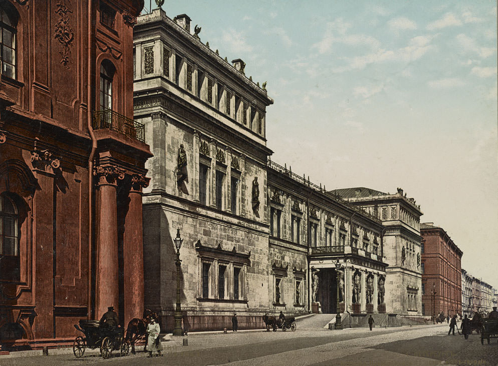 Millionnaya Street, Saint Petersburg, 1890s
