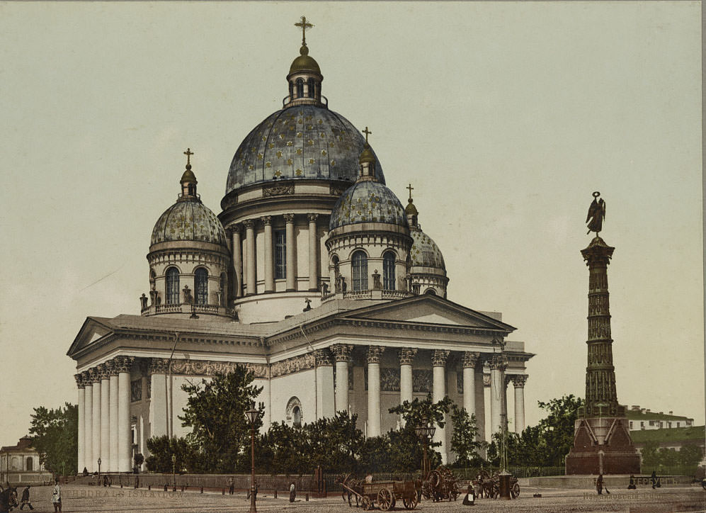 St. Isaac's Cathedral, Isaakievskiy Sobor, St. Petersburg, 1890s