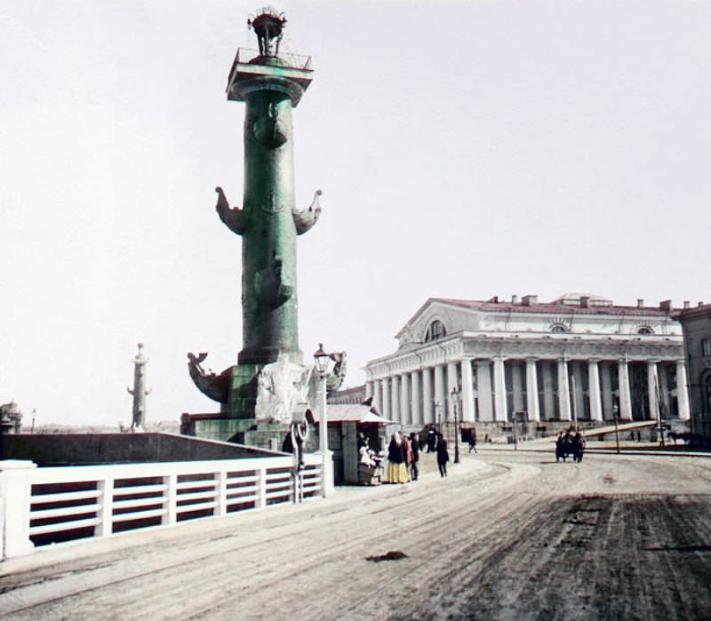 Stock exchange, St. Petersburg, 1896