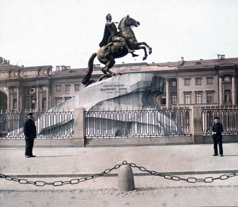 Peter the Great Statue, St. Petersburg, 1896