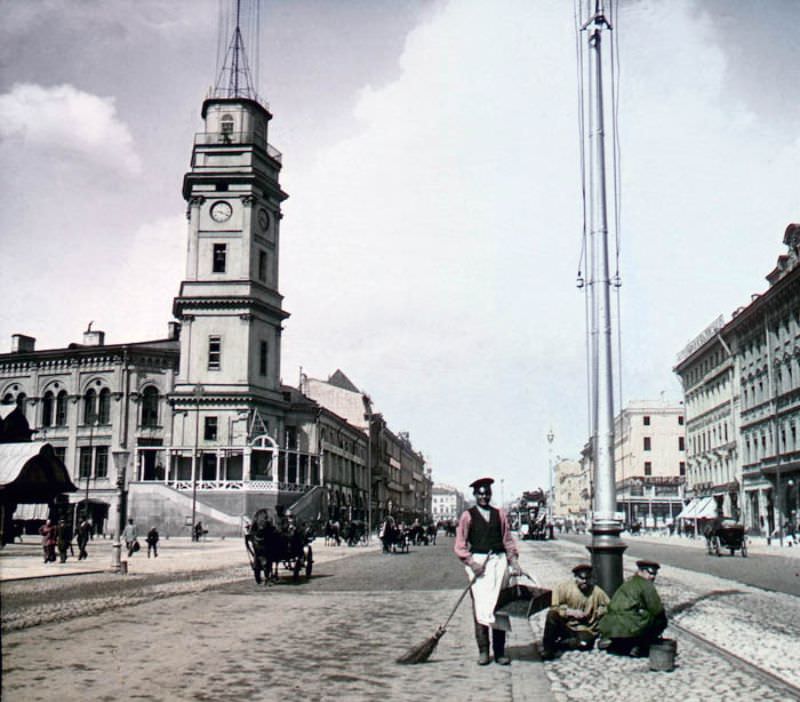 Nevsky Avenue, St. Petersburg, 1896