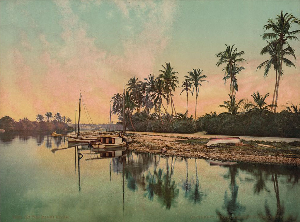On the Miami River,1900