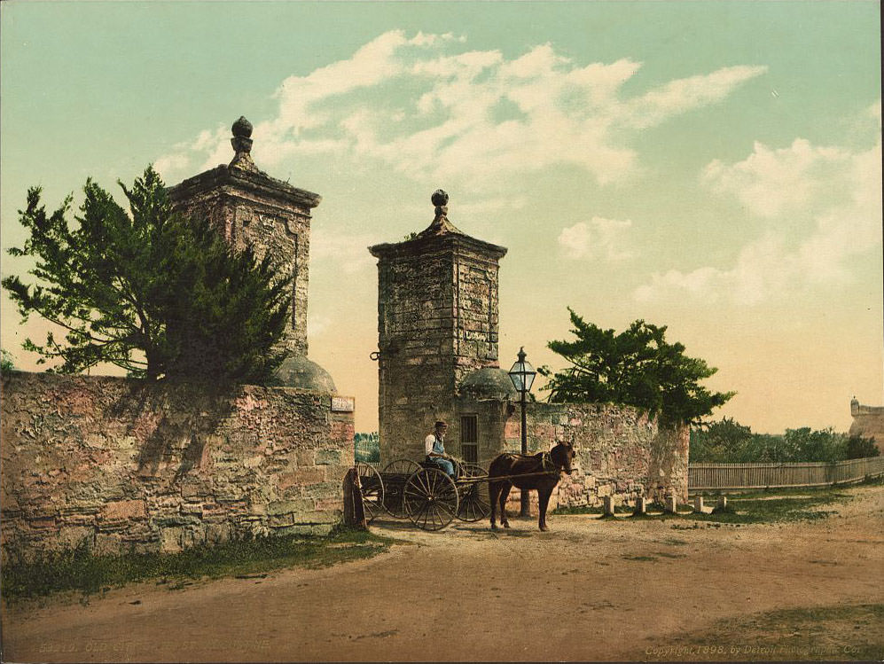 Old City Gate, St. Augustine,1898