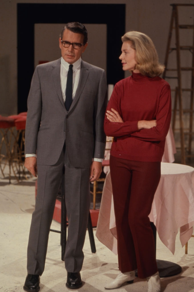 John Forsythe, Lauren Bacall appearing on 'ABC Stage 67,' February 1967.