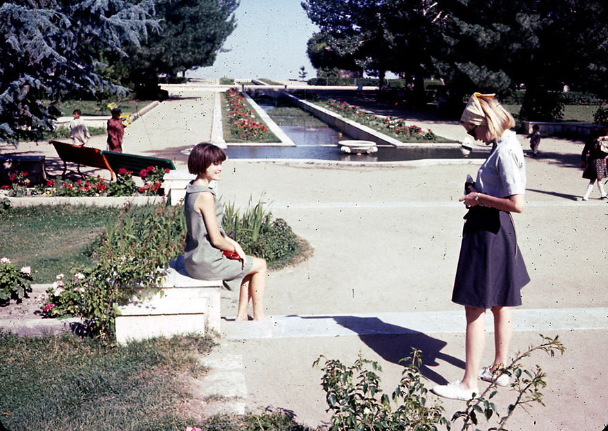 Young photographer at Paghman Gardens