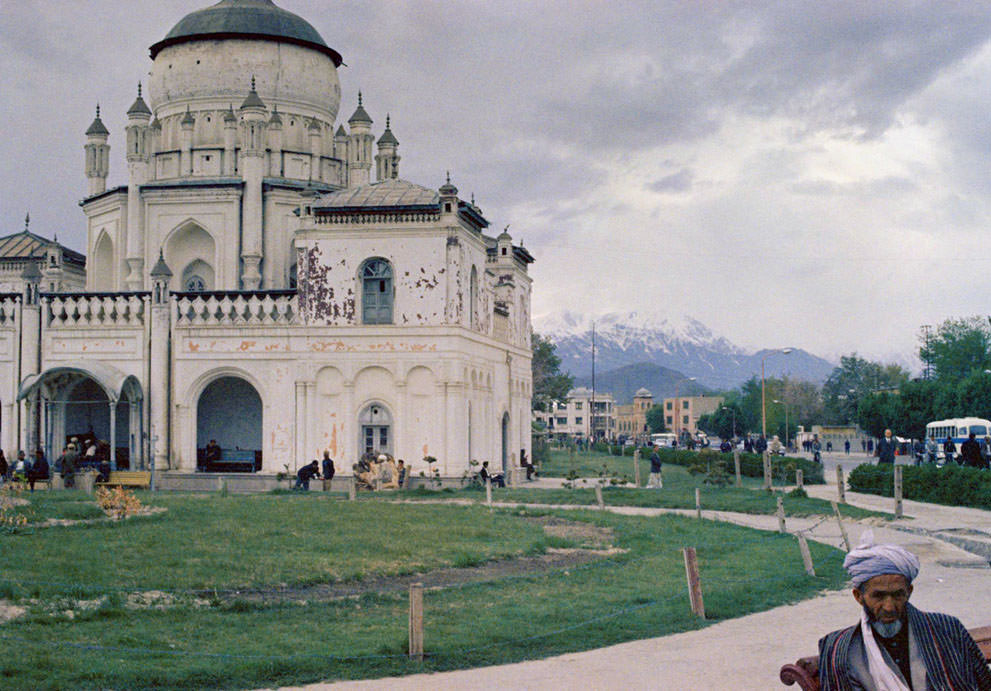 Architecture in Kabul, Afghanistan, seen on May 28, 1968.