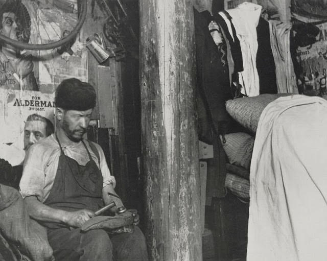 A shoemaker in 219 Broome Street
