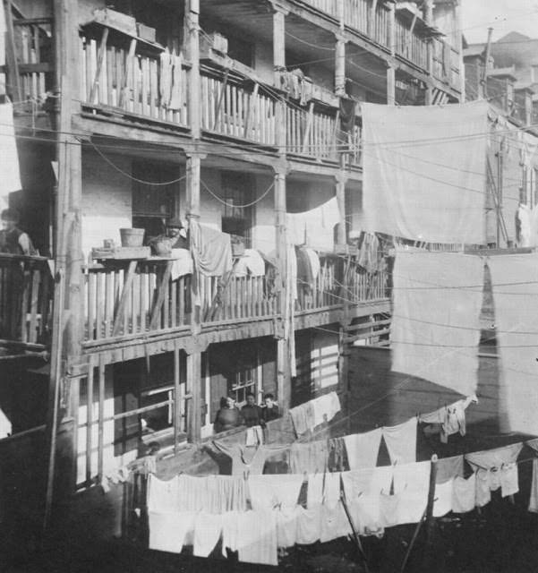 A Rear Tenement in Roosevelt Street