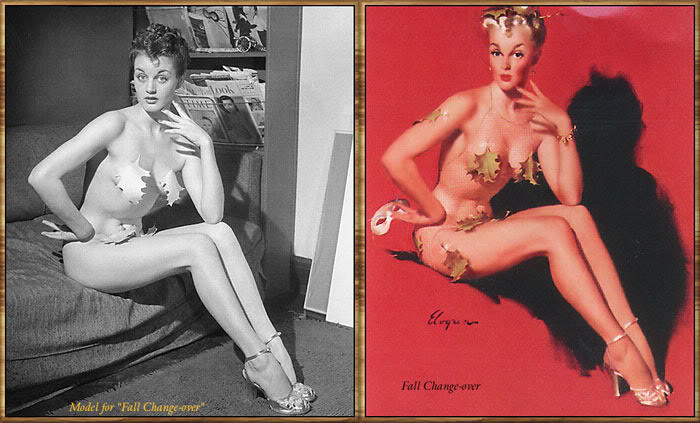 Pin-Up Models Before And After Editing: The Real Women Behind Incredibly Beautiful Paintings