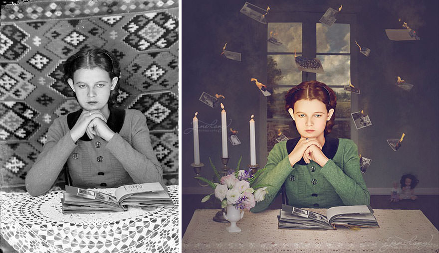 Photographer Recolor Historic Glass-Plate Photos With His Conceptual And Artistic Imagination