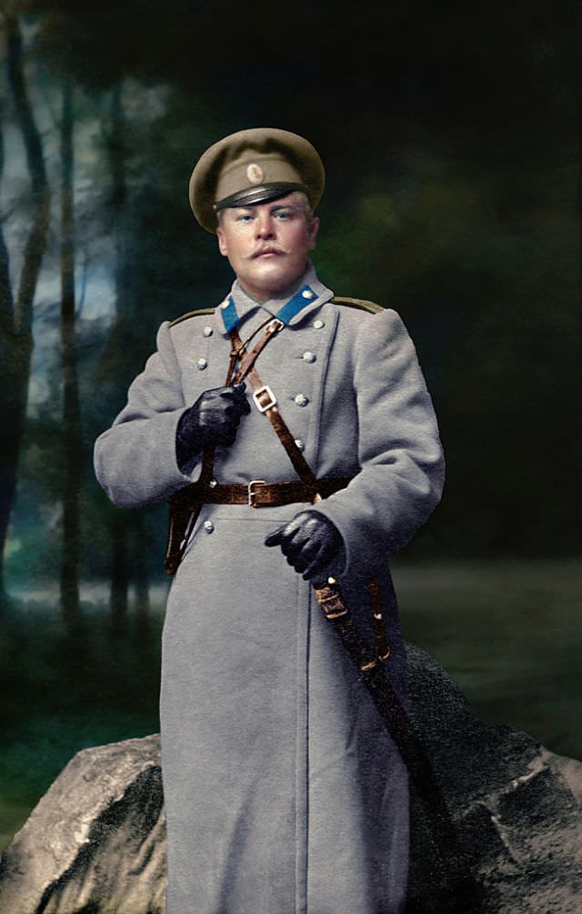 Michael A. Dashkov, Captain of the 9th Russian Army under the command of General Lechitsky, November 19, 1914