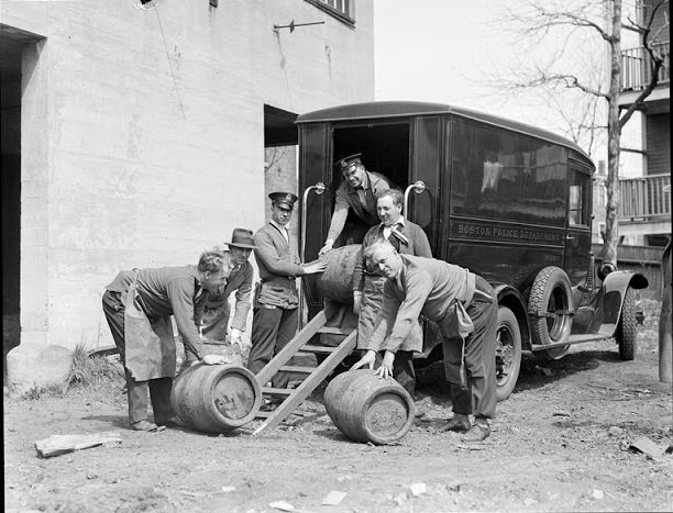 Casks Seized by Police, 1930