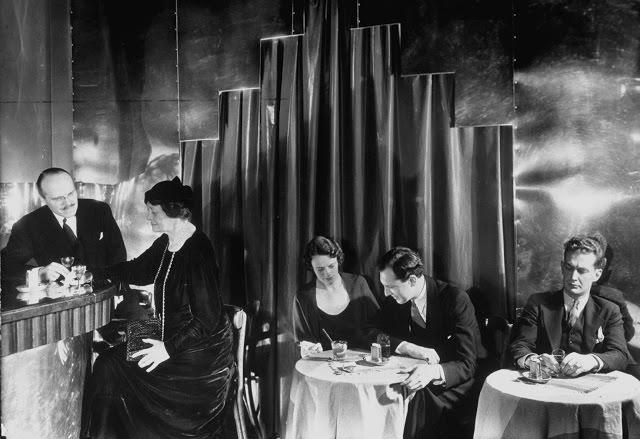 Scene inside a New York City speakeasy during Prohibition, 1933.