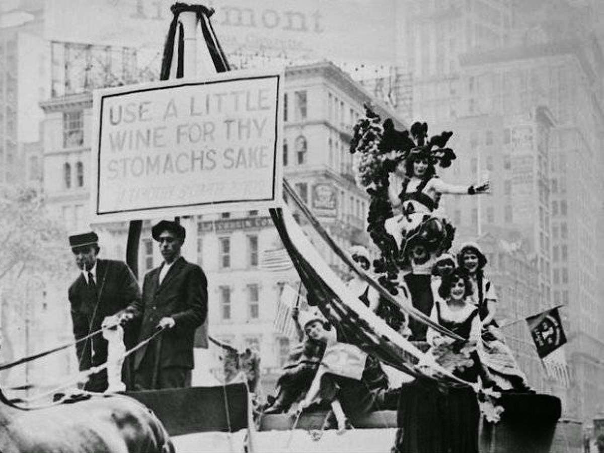 These anti-prohibition protesters use biblical passages to make their point.