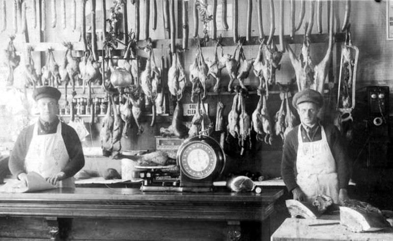 Butchers Shops Of Victorian Era: Photos Show Slaughtered Animals Hung Outside The Shops