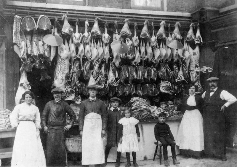 Butchers Shops Of Victorian Era: Photos Show Slaughtered Animals Hung Outside The Shops