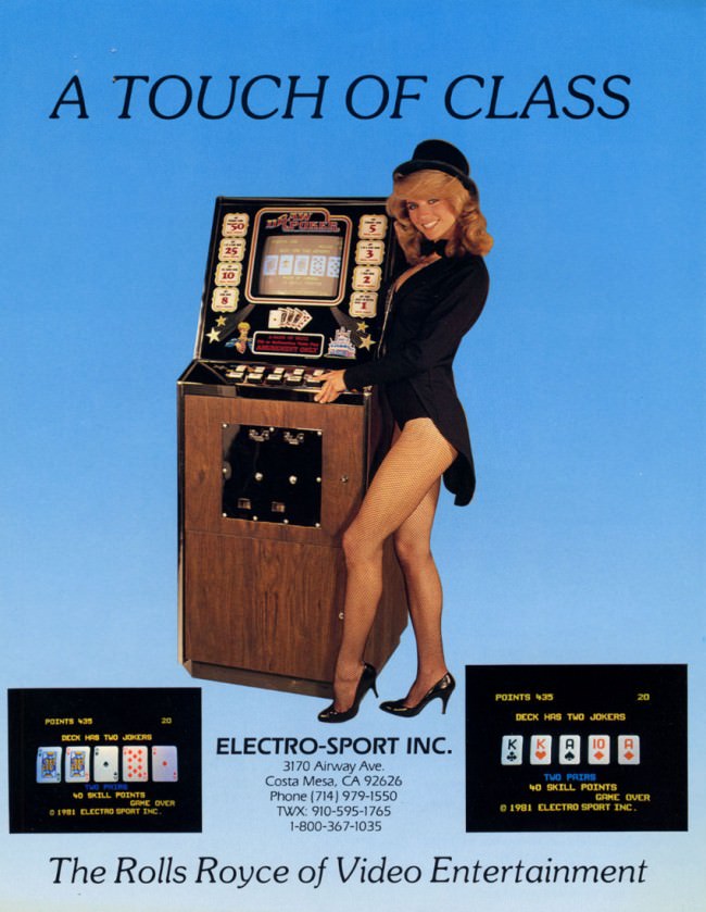 These Vintage Arcade Games Ads From 1970s and 1980s Show How Women Were Used To Boost Sales