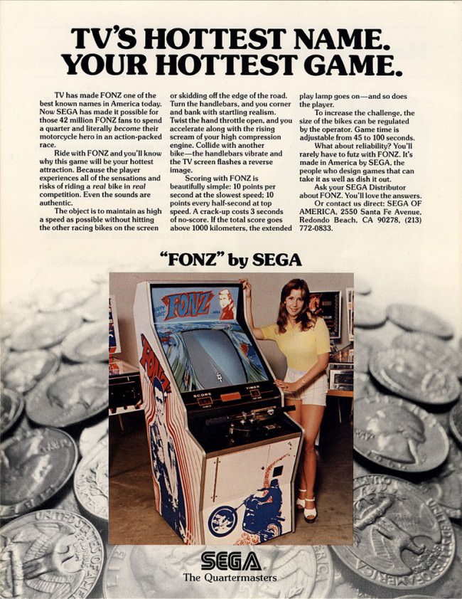 These Vintage Arcade Games Ads From 1970s and 1980s Show How Women Were Used To Boost Sales