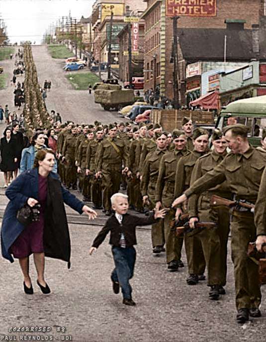 On October 1, 1940, Private Jack Bernard and other volunteers in The British Columbia Regiment (Duke of Connaught’s Own Rifles) were marching smartly down Eighth Street in New Westminster to board a ship and sail off to war.