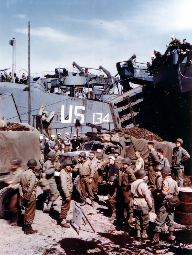 USN LST 13, 4th June 1944