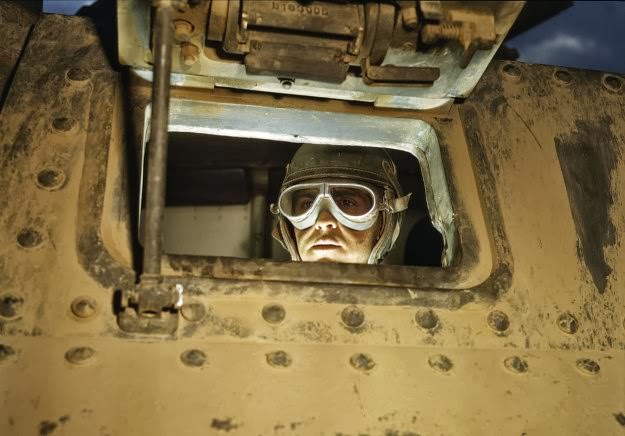 Tank driver, Ft. Knox, Kentucky, June 1942