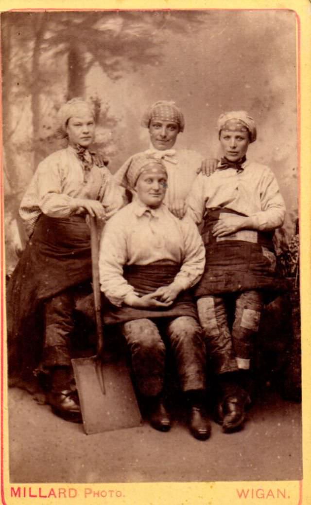 Wigan’s Pit Brow Women: Photos Depicting Poor Working Conditions Of Women Miners In Victorian England