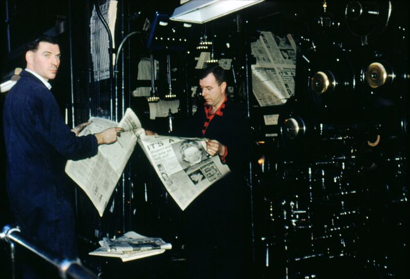 Presses, The 'Evening Citizen', Albion Street, 1961