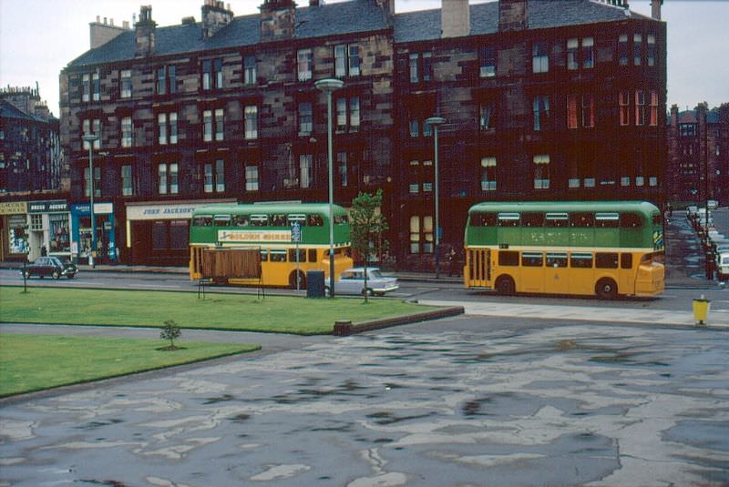 Kelvingrove Art Gallery gardens, July 1967