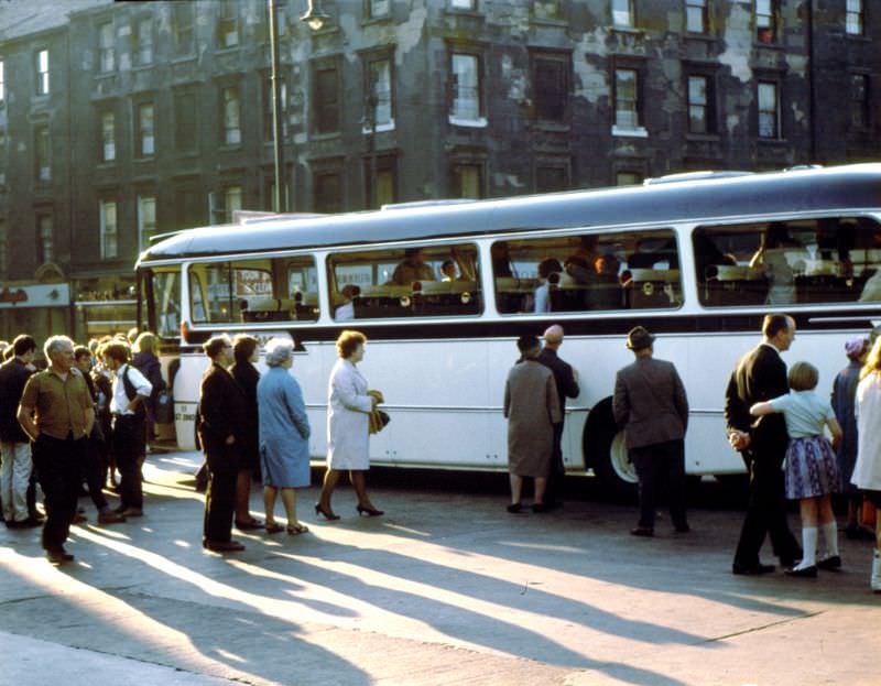 Western SMT Bristol bus, Killermont Street, 1968
