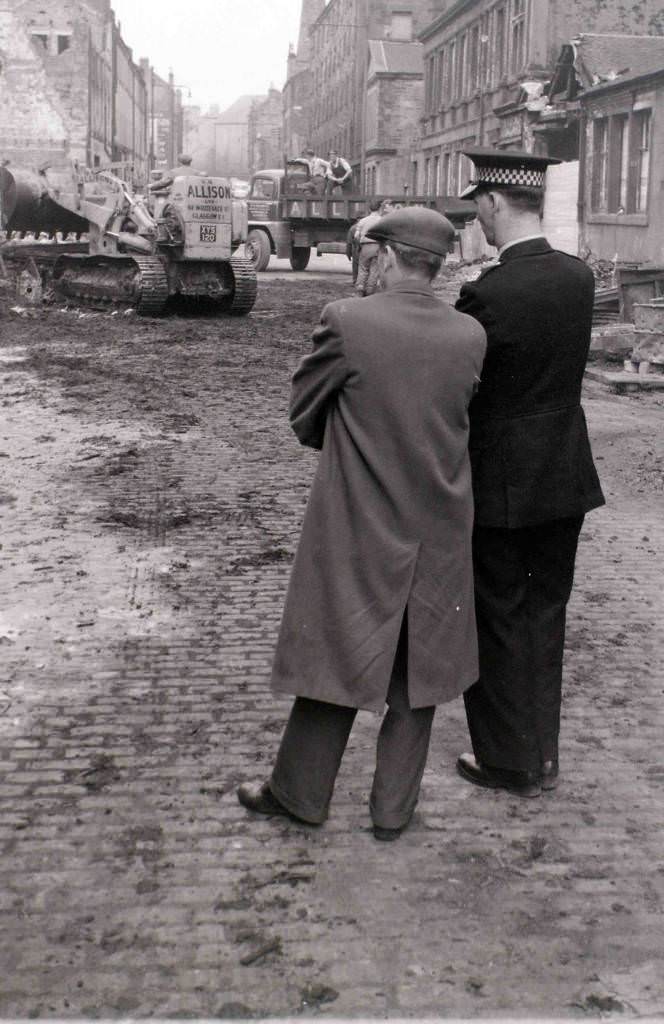 After the fire, Glasgow, 19 April 1960