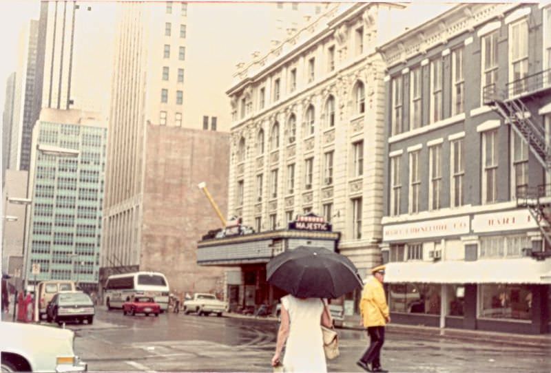 The Majestic Theatre before it was restored, 1980s