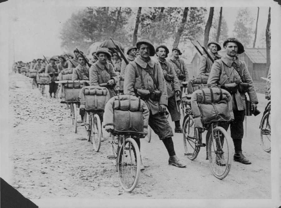 A regiment of famous alpine cyclists occupy a garrison.