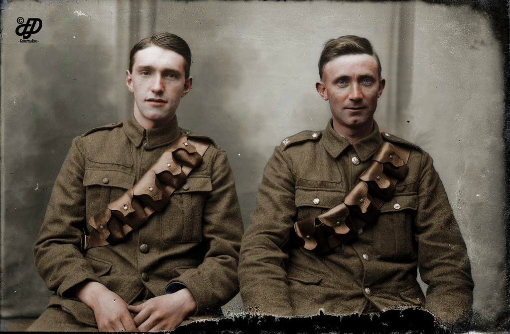 Stunning Colorized Photos Of British Soldiers Who Fought In The Battle Of The Somme