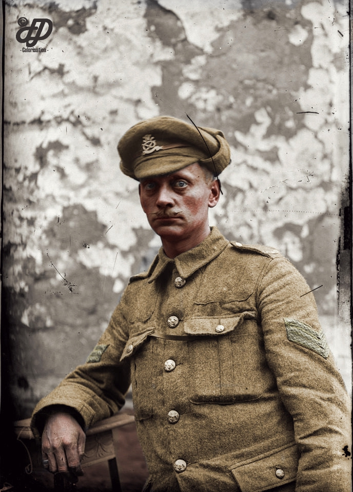 Stunning Colorized Photos Of British Soldiers Who Fought In The Battle Of The Somme