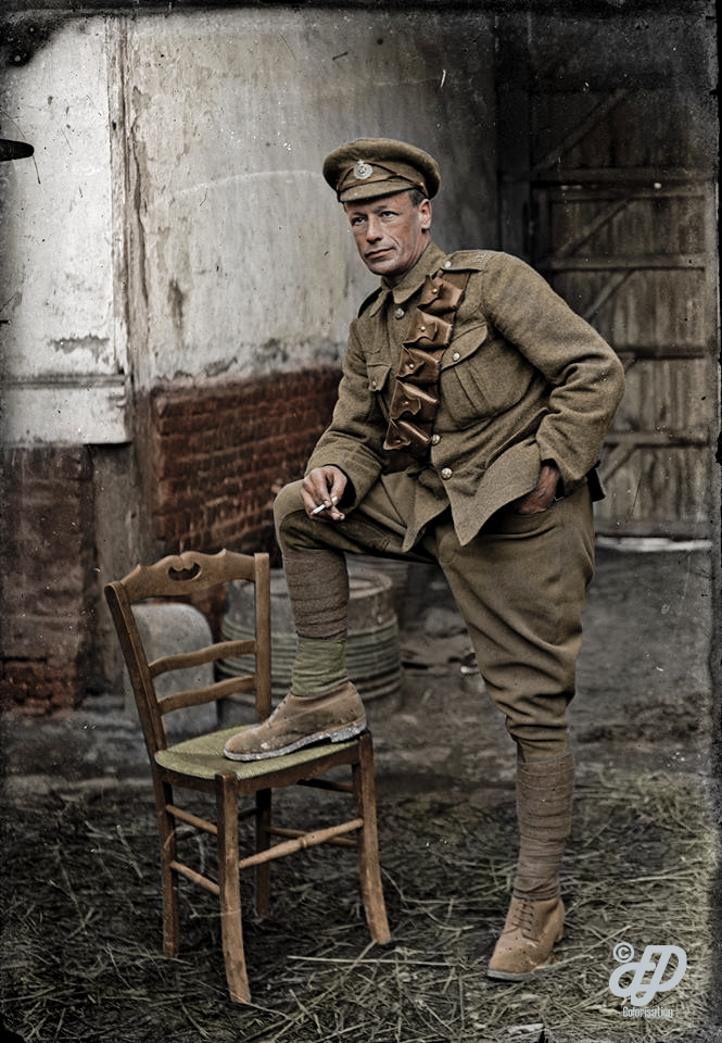 Stunning Colorized Photos Of British Soldiers Who Fought In The Battle Of The Somme