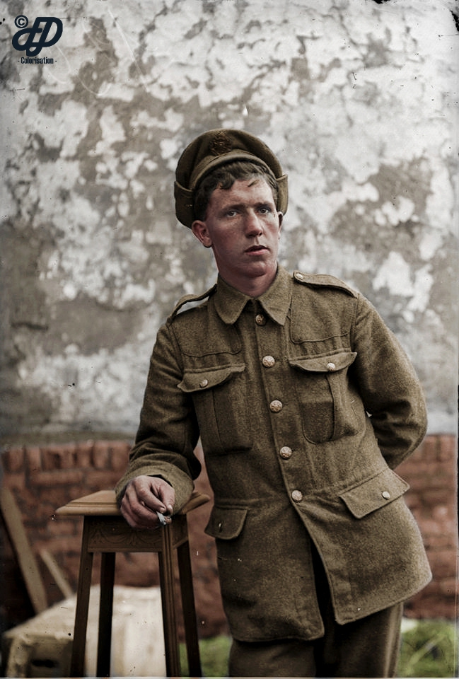 Stunning Colorized Photos Of British Soldiers Who Fought In The Battle Of The Somme