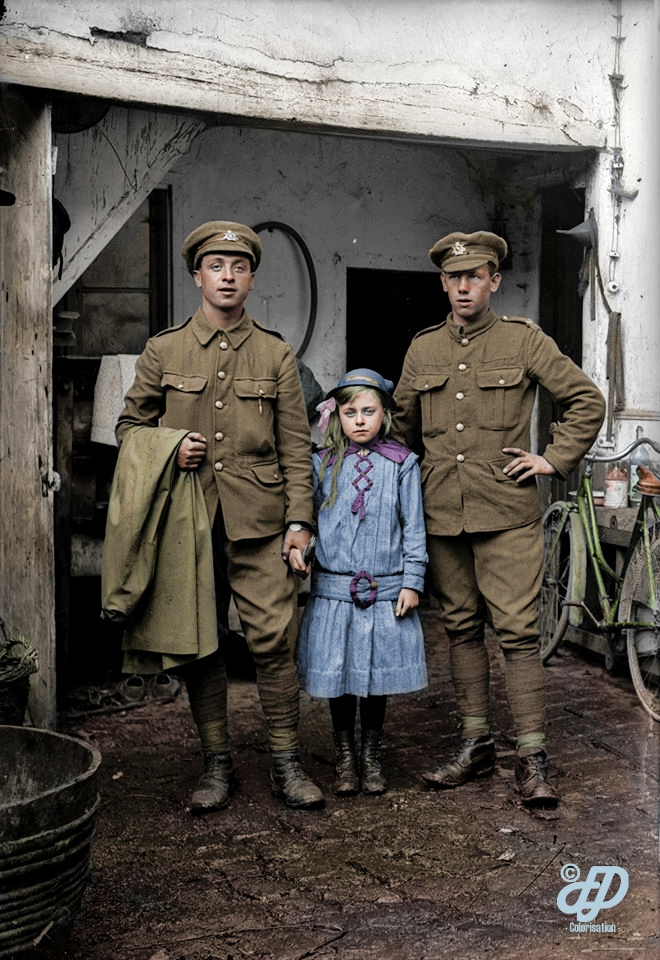 Stunning Colorized Photos Of British Soldiers Who Fought In The Battle Of The Somme