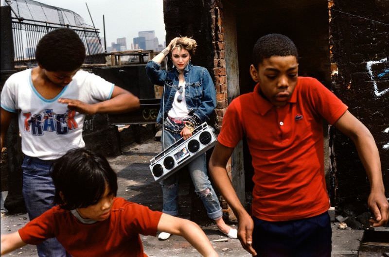 Madonna's Street Style Fashion Photos From 1982 by Richard Corman