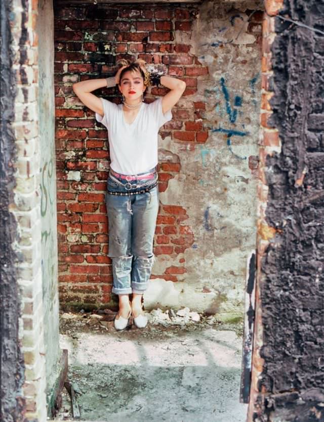 Madonna's Street Style Fashion Photos From 1982 by Richard Corman