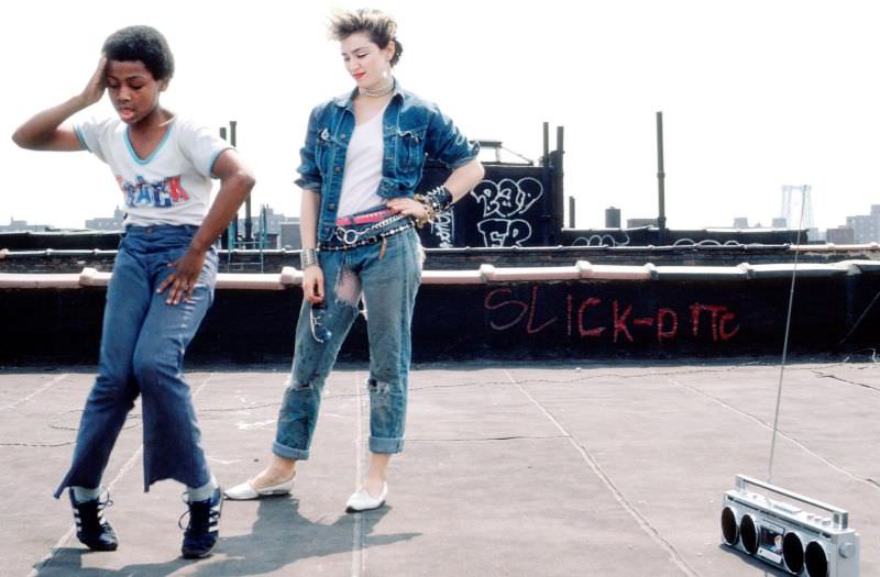 Madonna's Street Style Fashion Photos From 1982 by Richard Corman