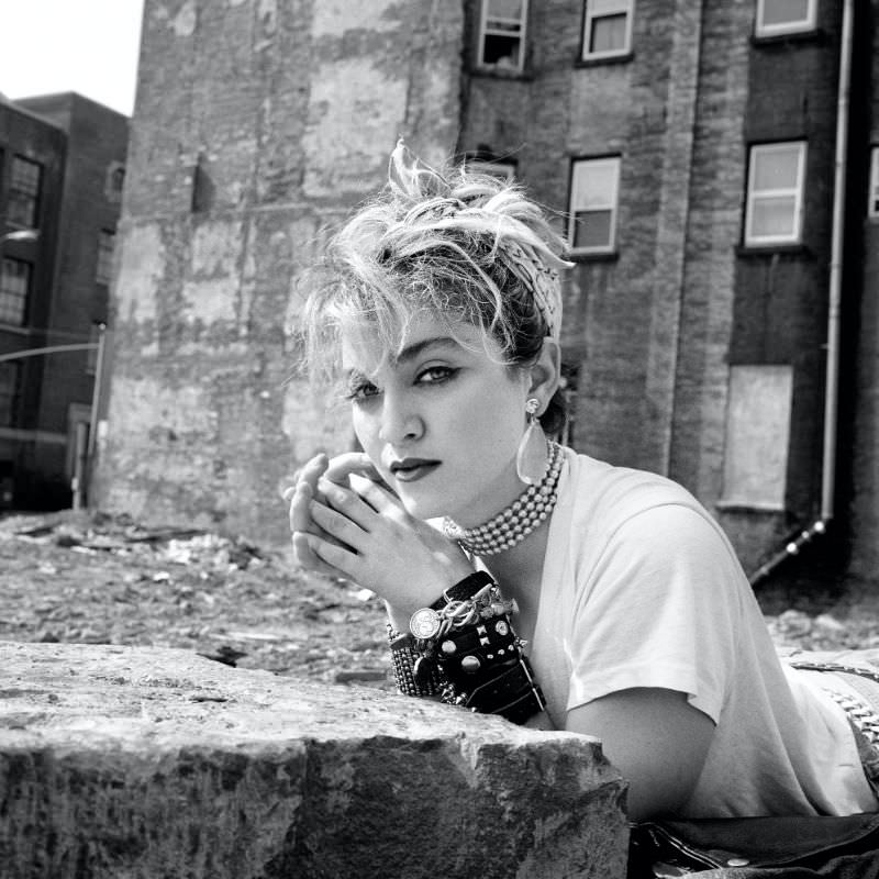 Madonna's Street Style Fashion Photos From 1982 by Richard Corman