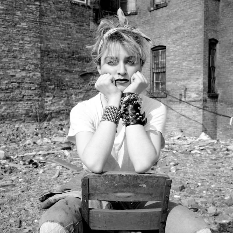 Madonna's Street Style Fashion Photos From 1982 by Richard Corman