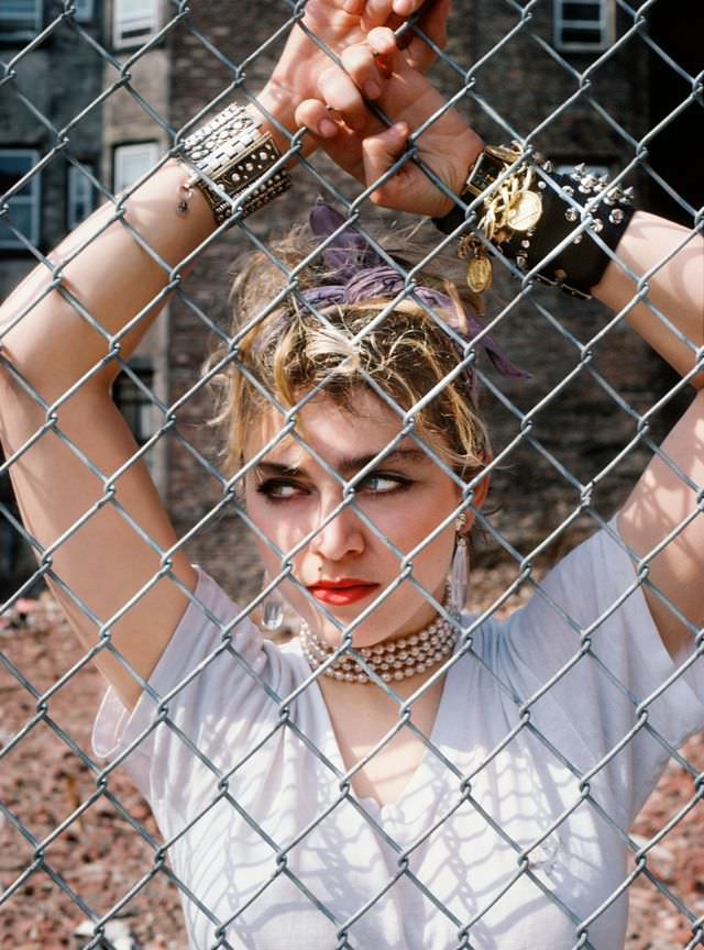 Madonna's Street Style Fashion Photos From 1982 by Richard Corman